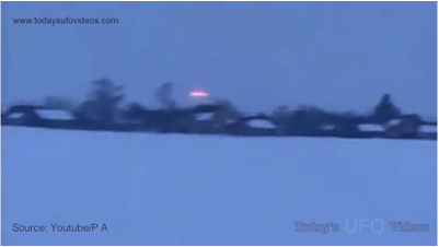 Bright UFO Captured Over Belarus